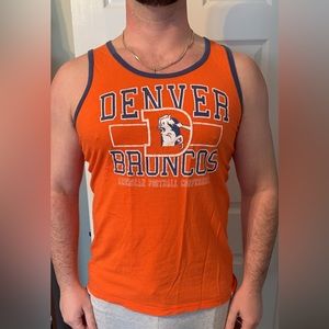 Denver Broncos  47 brand tank top size medium